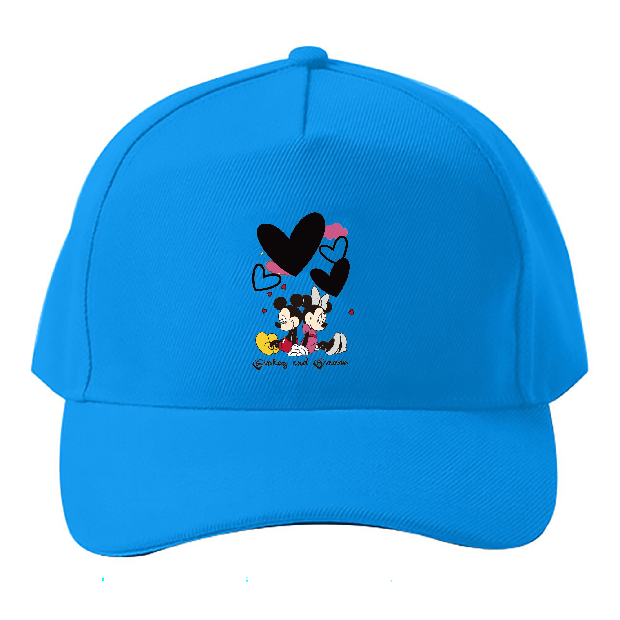 （画像用） ミッキーマウス Mickey Mouse ベースボールキャップ 綿100％ 男女兼用 帽子 スポーツ